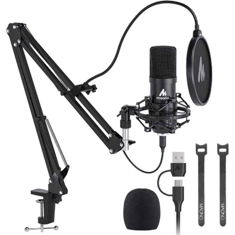 Maono 30Hz-16kHz USB Condenser Microphone Kit, AU-A04