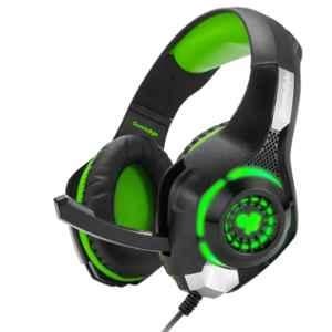 Cosmic Byte GS420 Black & Green 7 Color LED Headset with Mic