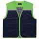 Superb Uniforms Cotton Navy Green Reflective Work Jacket, SUW/GrN/HVVJ02, Size: XL