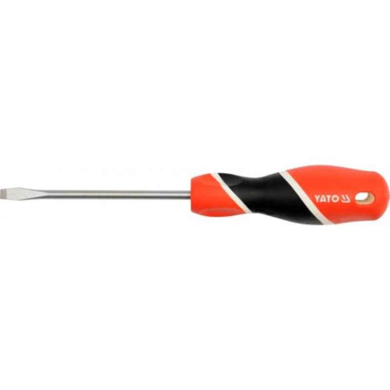 Yato 6x200mm Flat Slotted Magnetic Screwdriver, YT-25913