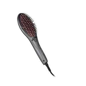 Syska Plastic Grey Oval Hair Brush Straightener, HBS100i