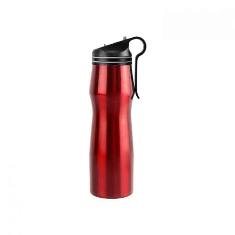 Cello Groove 1000ml Stainless Steel Red Single Wall Water Bottle, 405CSSB0535