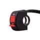 Love4ride 6 LED Shilon Black Waterproof Spot Beam Pod Work Fog Light with Handle Bar Switch