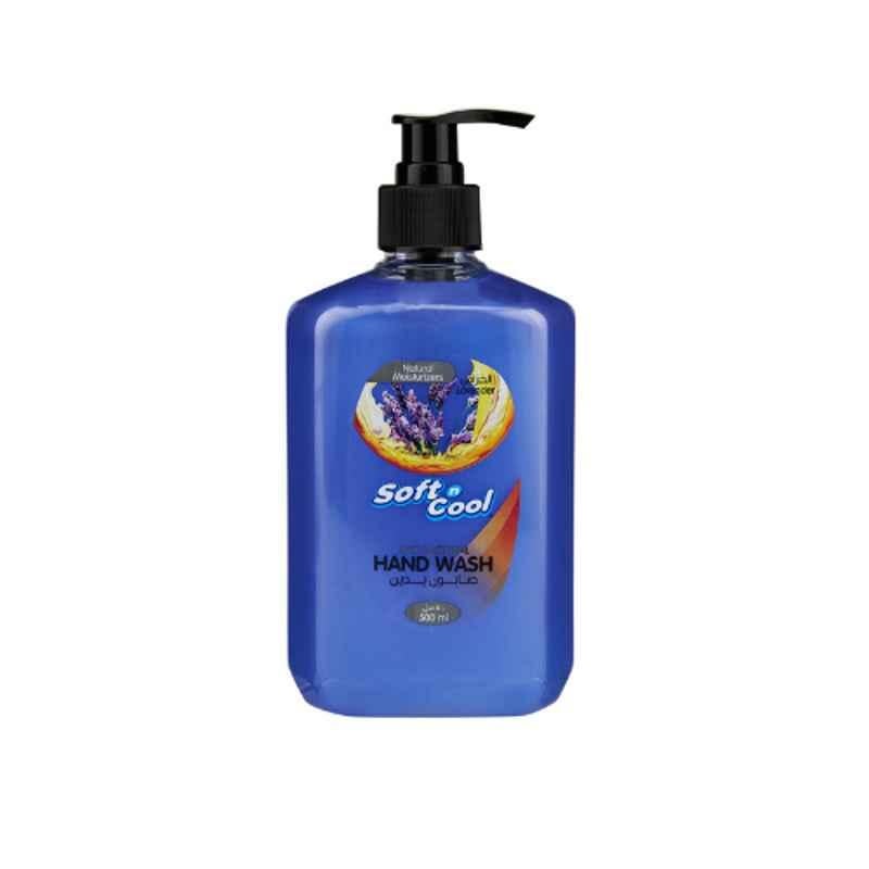 Soft N Cool 500ml Lavender Liquid Hand Wash, HWL500MLLAV