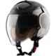 Axor Striker Ultron Black & Grey Open Face Helmet, AHSUBGL, Size: L