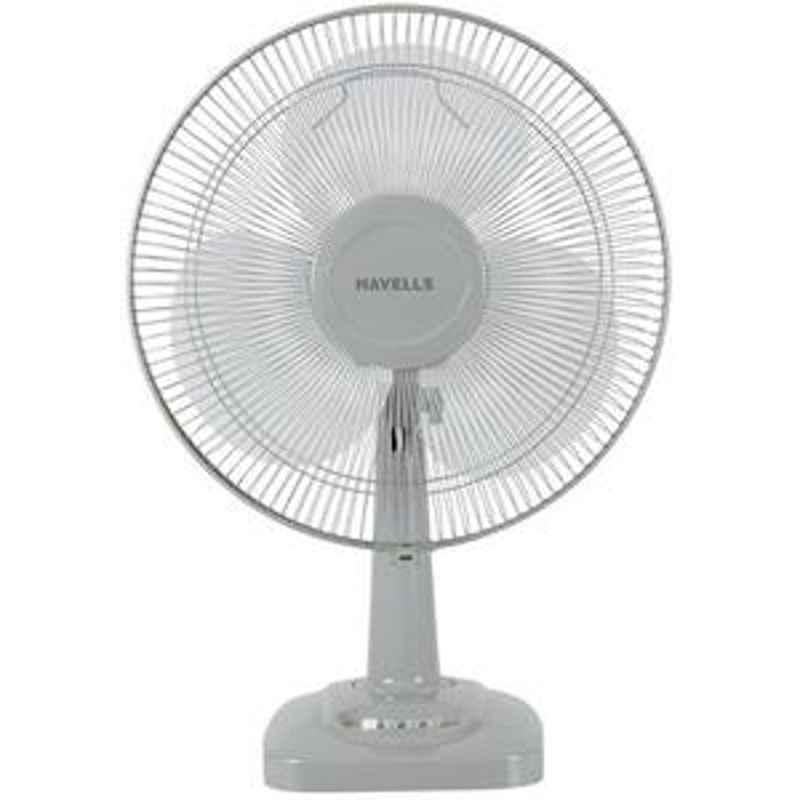 Havells Velocity Neo 50W 3 Blade Grey Table Fan, FHTVENEGRY16, Sweep: 400 mm