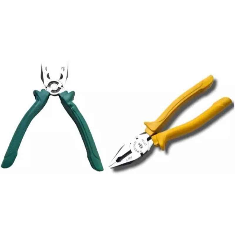 Sky Blue 2 Pcs 7.8 inch Groove Plier Combo, SBE_PLIER_COMBO_MOD_01207