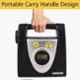 Windek 1702 Tyre Inflator Portable & Easy To Operate Air Pump With Digital Display & Led Light (Black)