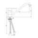 Jaquar Vignette Prime Black Matt Single Lever Sink Mixer with Swinging Spout, VGP-BLM-81173B