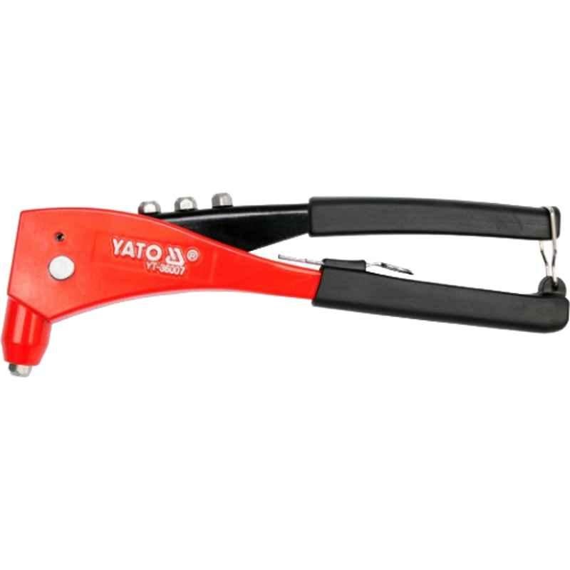 Yato 2.4-4.8mm 260mm red Stainless Steel Hand Riveter, YT-36007