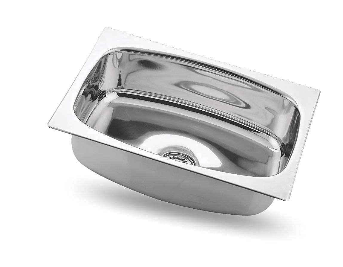 Buy BLACKADO 20x17x9 Inch Stainless Steel 304 Glossy Finish Single Bowl   1fLaJzZPKWMZs 