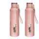 Cello 900ml Puro Steel-X�Benz Pink Stainless Steel Water Bottle (Pack of 2)