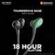 Gizmore GIZ MN221 Ultra Beat Green In-Ear Magnetic Wireless Neckband Earphone with Mic