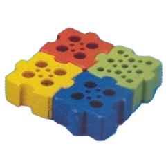 Tarsons 9x15 & 4x50ml Top & Bottom Side Jigsaw Rack, 250070 (Pack of 4)