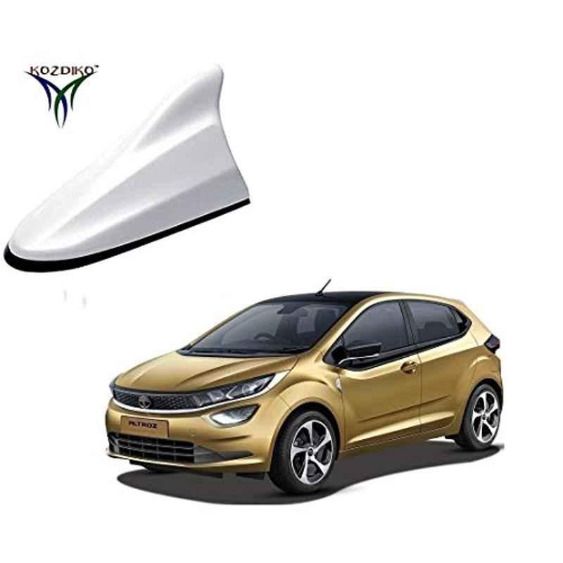 Kozdiko White Shark Fin Signal Receiver Antenna for Tata Altroz