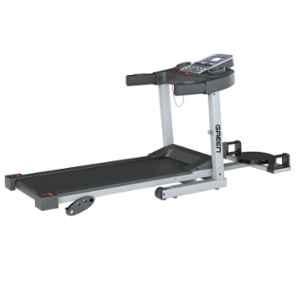 Green GT-400 PT 3.5 inch LCD Screen Foldable Aluminium Motorized Treadmill with 4HP Peak DC Motor, 12 Preset Programs, Handle Pulse Sensors & Wheels for Home Use