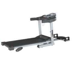 Green GT-400 PT 3.5 inch LCD Screen Foldable Aluminium Motorized Treadmill with 4HP Peak DC Motor, 12 Preset Programs, Handle Pulse Sensors & Wheels for Home Use