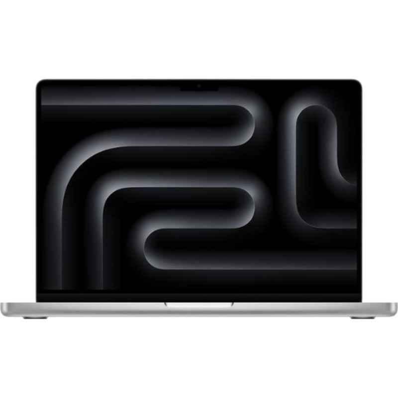 Apple MacBook Pro 14 inch 2023 M3 Pro with 12-core CPU/18GB/1TB SSD/18-core GPU/macOS Sonoma/English & Arabic Keyboard Silver Laptop, MRX73AB/A