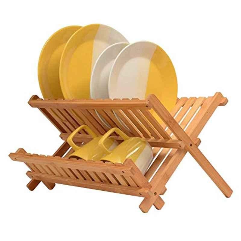Rubik Bamboo Dish Drying Rack, 47x19x22 cm