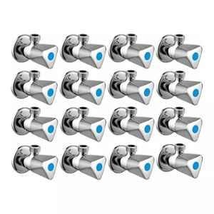 Fastgear Triangle Stainless Steel Silver Chrome Finish Angle Valve, FG2482 (Pack of 16)