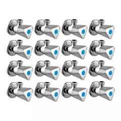 Fastgear Triangle Stainless Steel Silver Chrome Finish Angle Valve, FG2482 (Pack of 16)