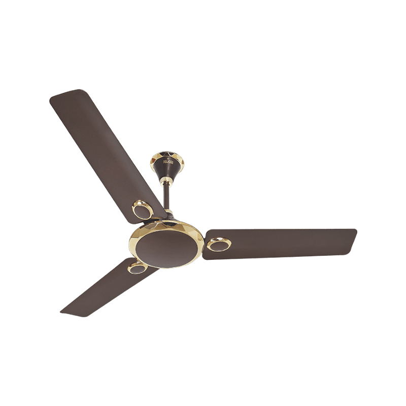 Polycab Crystal 75W 400rpm Pearl Brown Ceiling Fan, Sweep: 1200 mm