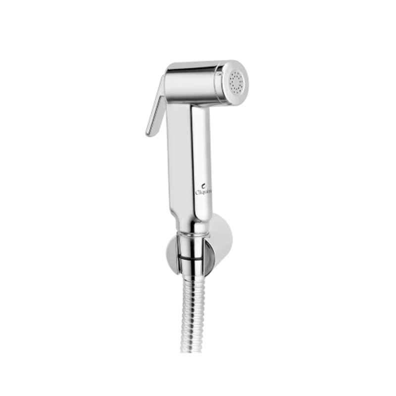 Cliquin Half Square ABS Chrome Wall Mounted Health Faucet with Adjustable Water Pressure, KSHF2202