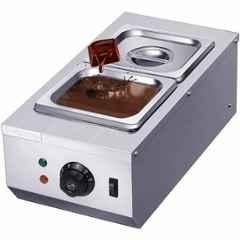 Khushi Udyog 1000W Double Tank Stainless Steel Grey Chocolate Melter