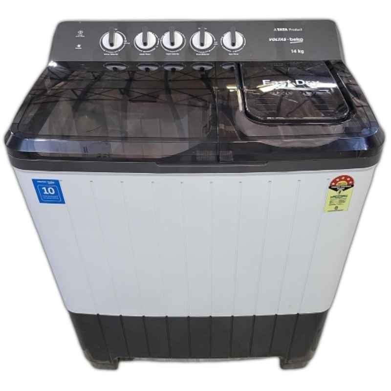 Voltas Bek0 14kg Plastic Grey 5 Star Top Load Semi-Automatic Washing Machine, WTT140UPA/GRSSWH5PTDA