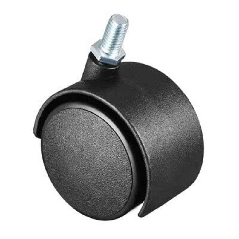 Robustline 1.5 inch Polyurethane Swivel Twin Caster Wheel without 8mm Break (Pack of 4)