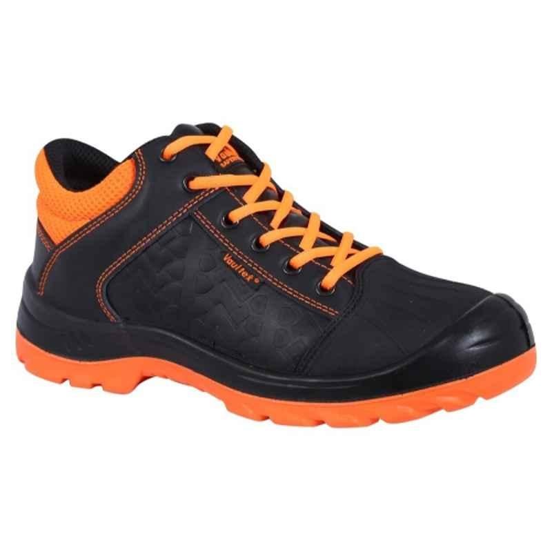 Vaultex URT Steel Toe Black & Red Safety Shoes, Size: 38
