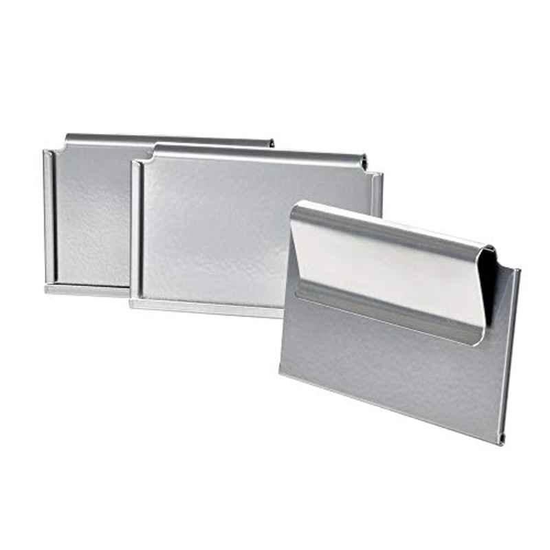 Alloy Steel Chrome Bin Label Clips (Pack of 3)