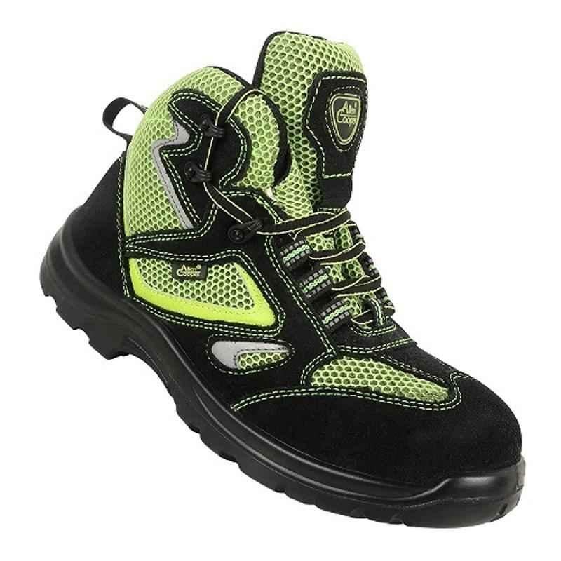 Allen Cooper AC-1467 Heat & Shock Resistant Black Work Safety Shoes, Size: 7