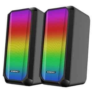 Zebronics Zeb-Fame 1 10W Black Wired 2.0 Multimedia Speaker, GC-RB-2747