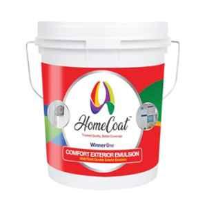 WinnerOne HomeCoat 1 Litre White Imperial Acrylic Exterior Emulsion Paint (Pack of 2)