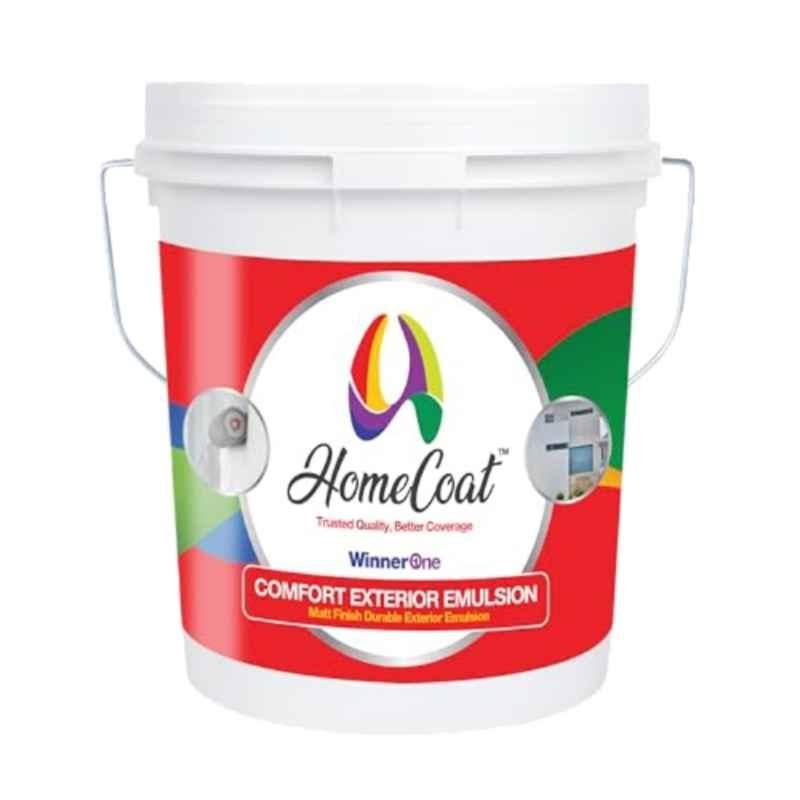 WinnerOne HomeCoat 1 Litre White Imperial Acrylic Exterior Emulsion Paint (Pack of 2)