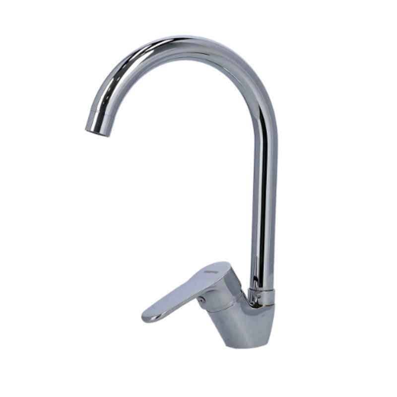 Geepas 60cm 0.2-0.8mpa Brass Single Lever Sink Mixer, GSW61102