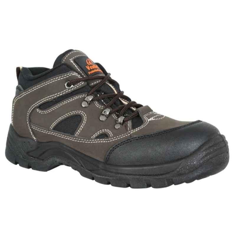 Vaultex MSR Steel Toe Brown High Ankle Safety Shoes, Size: 44