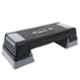 Strauss 30x12x8 inch Plastic Black & Grey High Rise Aerobic Stepper, ST-2439