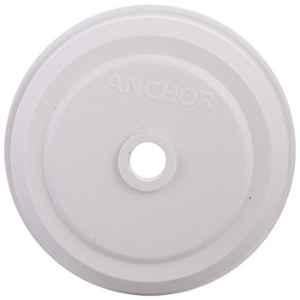 Anchor Penta 6A Polycarbonate White Pilot 2 Plate Ceiling Rose, 39017 (Pack of 20)