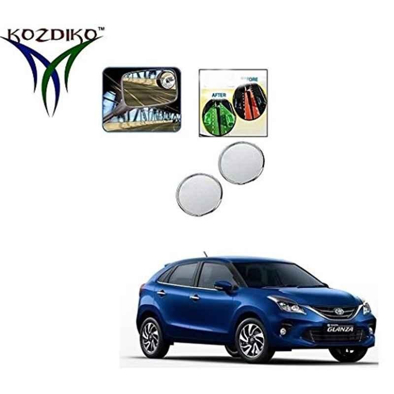 Kozdiko 2 Pcs 2 inch Round Convex Blind Spot Mirror Set for Toyota Glanza