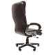 Caddy PU Leatherette Brown Adjustable Office Chair with Back Support, DM 926