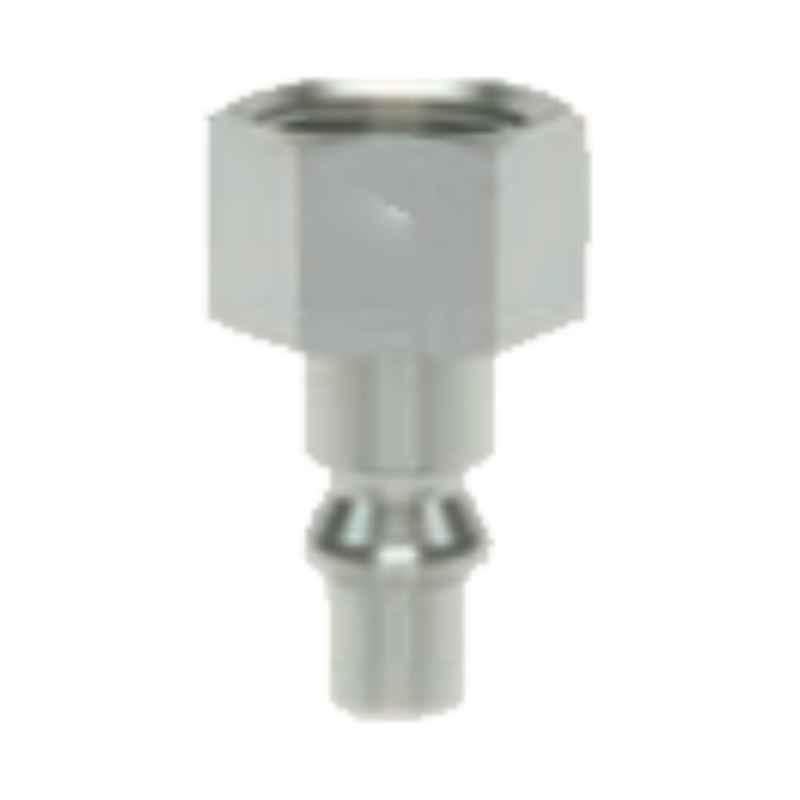 Ludecke ESOI14NIS G 1/4 Single Shut-off Parallel Female Thread Safety Self-Venting Coupling with Plug