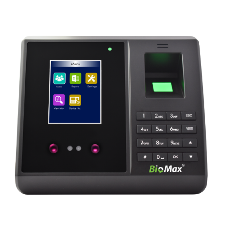 Biomax N-BM70W Pro Biometric Time Attendance Machine with Face Reader
