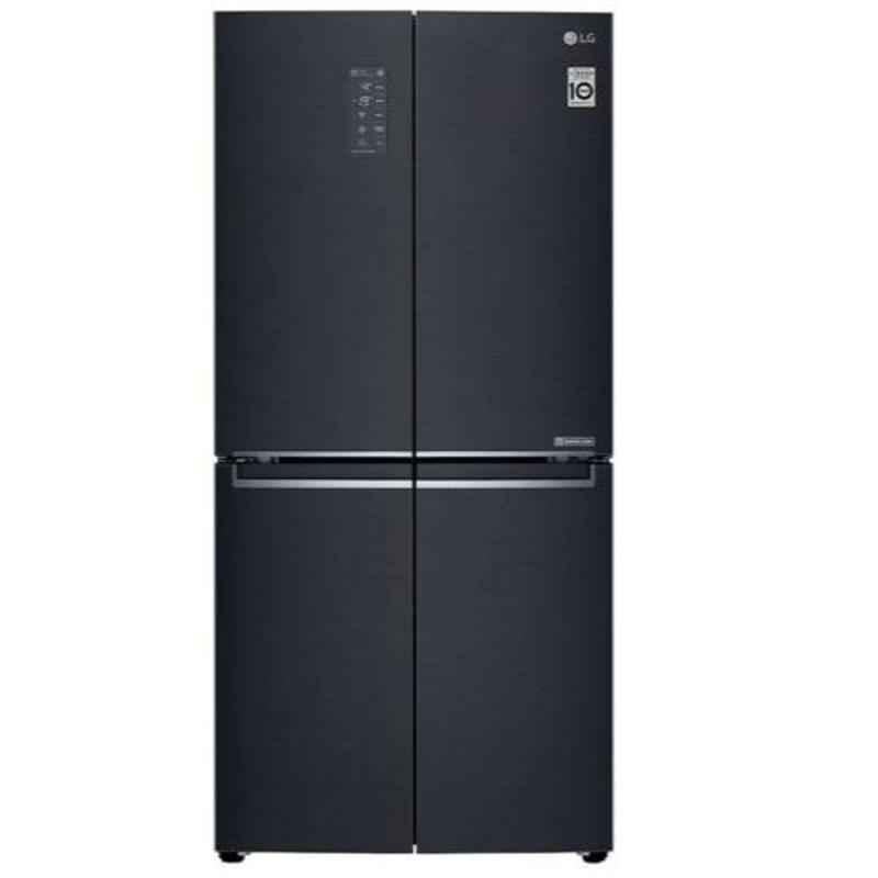 LG 594L Matte Black Side by Side Inverter Refrigerator, GC-B22FTQPL