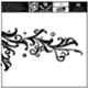Kayra Decor 16x24 inch PVC Swirl Design Wall Design Stencil, KHSNT197