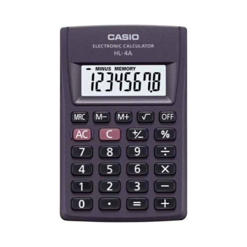Casio SA-4971850179610 Black 8 Digit Basic Calculator