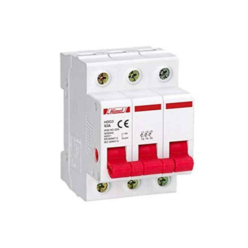 Himel 40A 3P DIN Isolator Switch, HDG3340