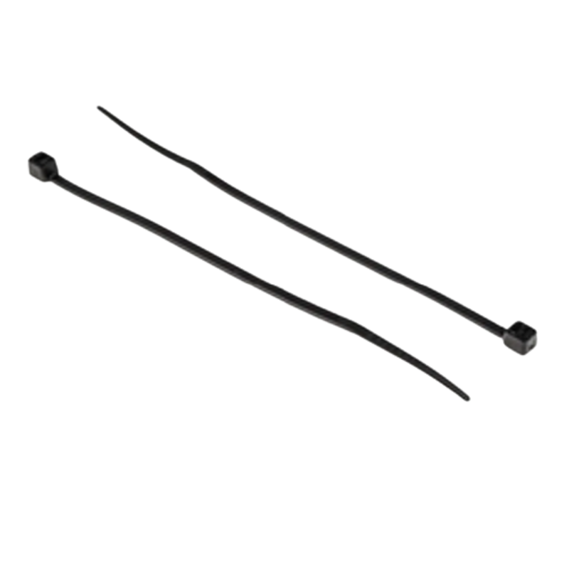 Aftec 3.6x250mm Black Nylon Non Releasable Ultra Violet Cable Tie, ACTI 3.6-250 UV