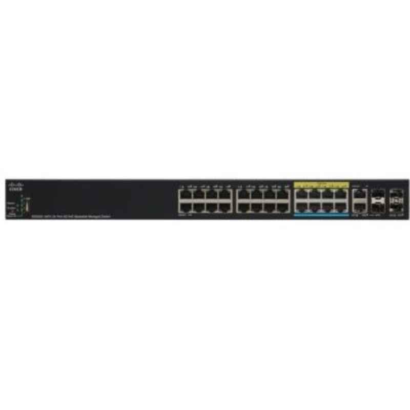 Cisco SG350X24PV 375W 24 Ports Stackable Managed Switches, SG350X24PVK9UK